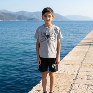 Kids' Summer Set – Tractor T-shirt + Shorts