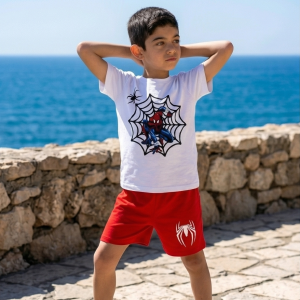 Kids' Summer Set – Spider-Man T-shirt + Shorts